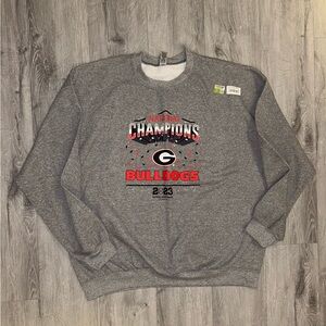 Gildan Gray National Champions Crewneck Sweater